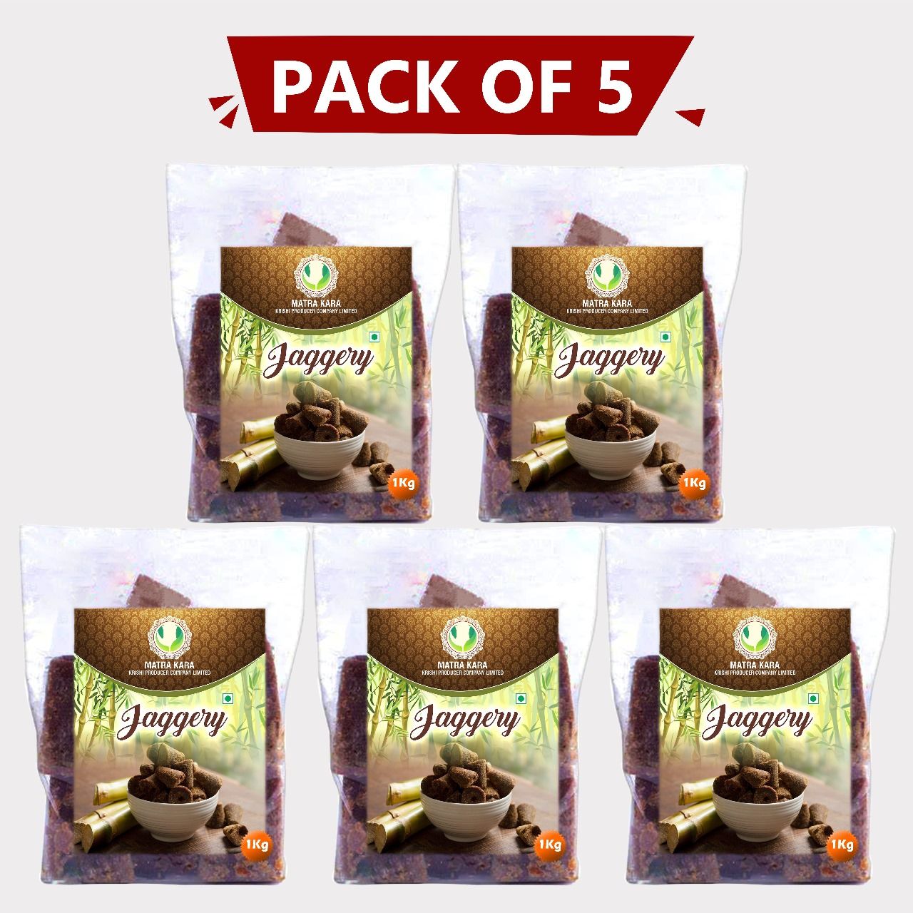 Jaggery (pack of 5)
