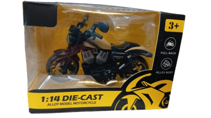 Scale Alloy Die-Cast Motorcycle Model Toy for Children