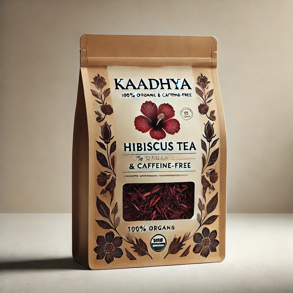 Organic Hibiscus Tea - Caffeine-Free, 100% Natural and Herbal, for a Relaxing and Healthy Lifestyle
