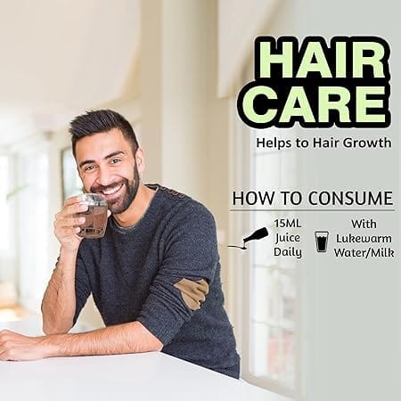 HAIR CARE Juice - 1L I For Hair Growth & Hair Fall Control with Sesbania, Amla, Bhringraj & Natural DHT Blocker