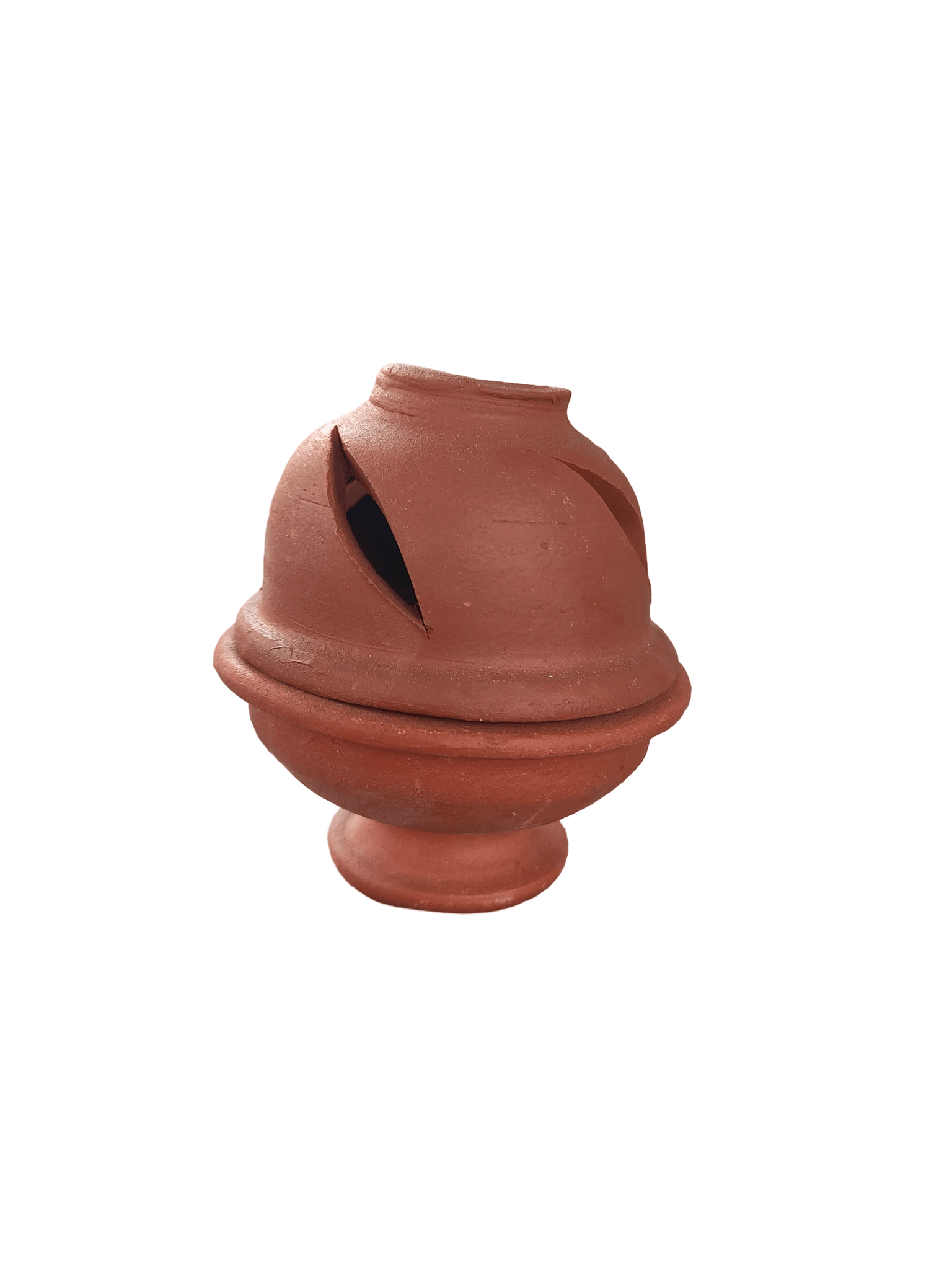 **Handmade Clay Incense Burner**