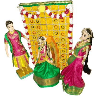 Indian Traditional Couple Dolls for Wedding Theme Decoration
