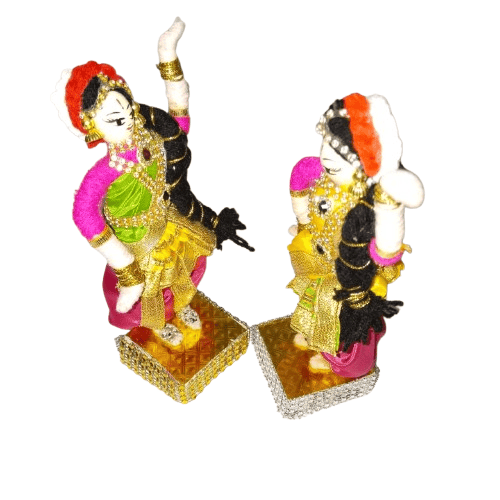 Dancing Dolls in Traditional Indian Costumes