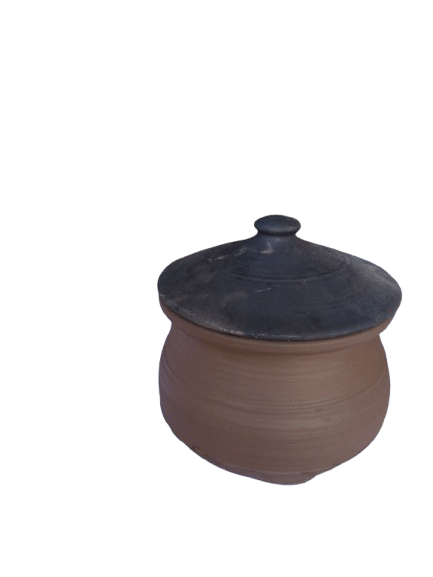 Handmade Clay Pot with Lid for Cooking and Serving touch of rustic charm to your kitchen.