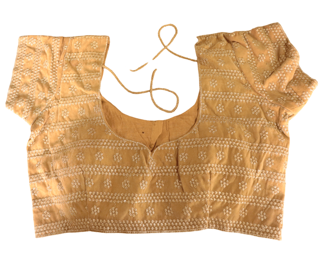 Buy Golden Hand Embroidered Blouse With Sequin Work Online At Best Price In India