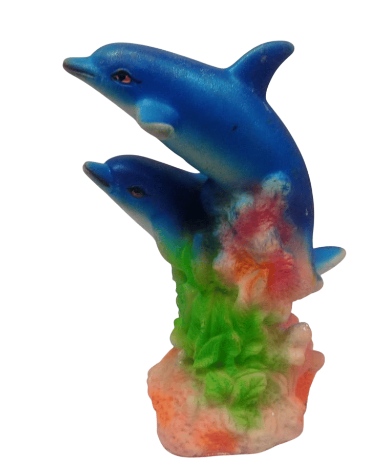 Blue Dolphin Figurine, Dolphin Home Decor, Dolphin Gifts, Dolphin Collectibles, Dolphin Lovers