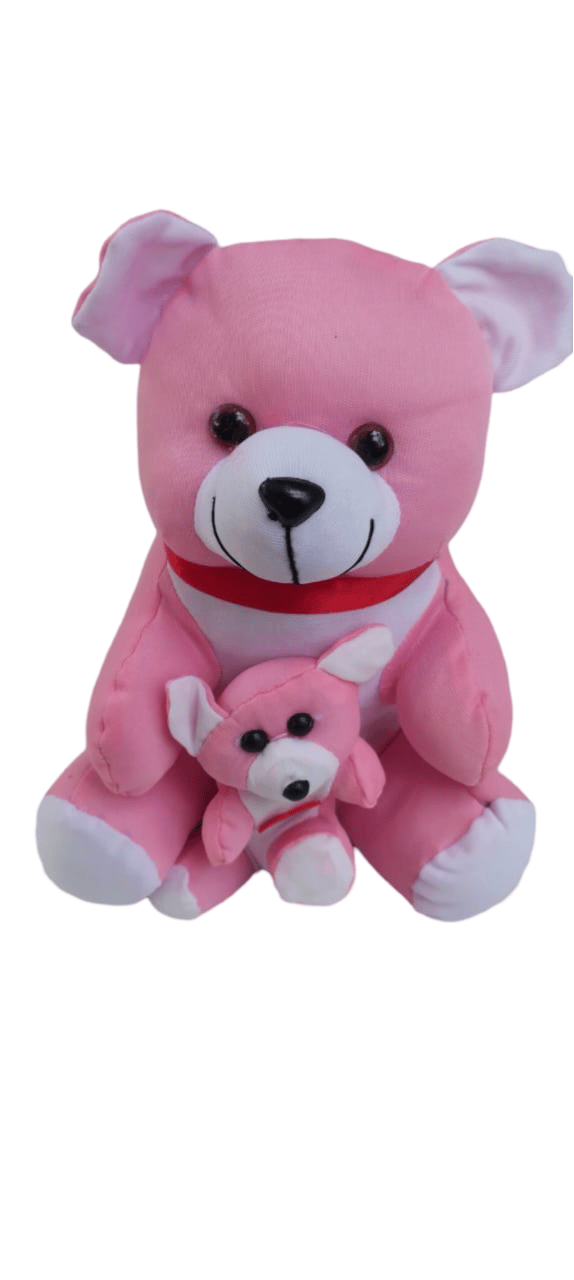 Cute and Soft Pink Teddy Bear Couple for Kids, Perfect for Gifting on Valentine's Day, Birthdays and Anniversaries