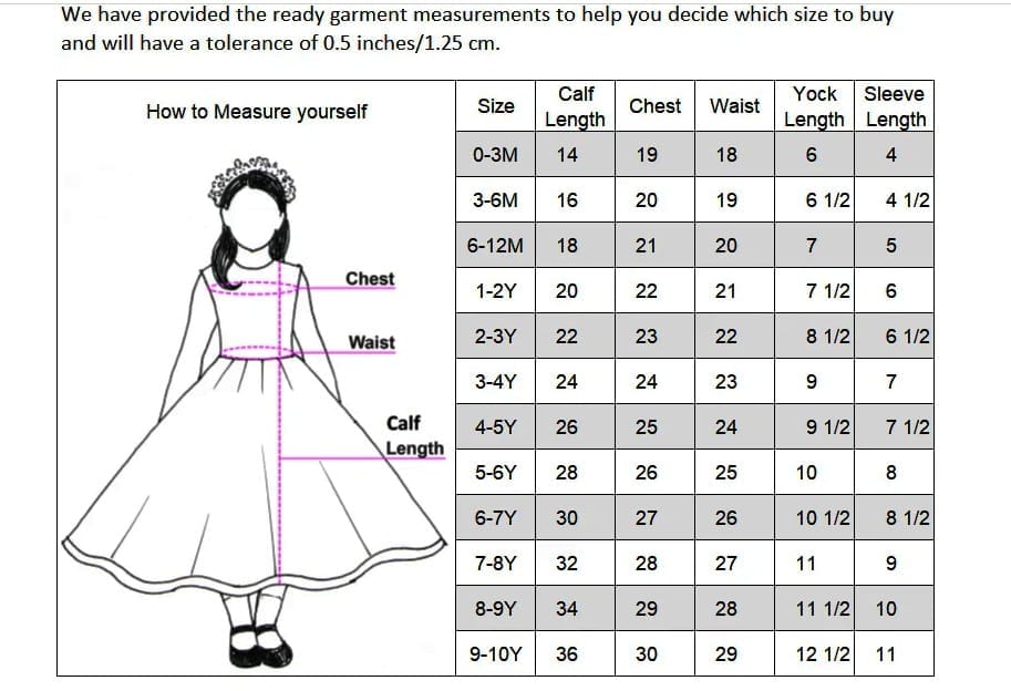 Size Guide Size Guide