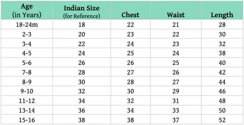 Size Guide Size Guide
