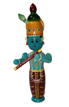 Wooden Krishna Idol | Handcrafted Indian God | Home Decor | Gift Wooden Krishna Idol | Handcrafted Indian God | Home Decor | Gift
