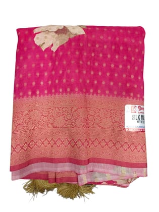 Pink Saree With Blouse Pink Saree With Blouse