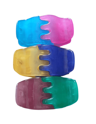 Set of 6 Colorful Hair Claw Clips for Women and Girls