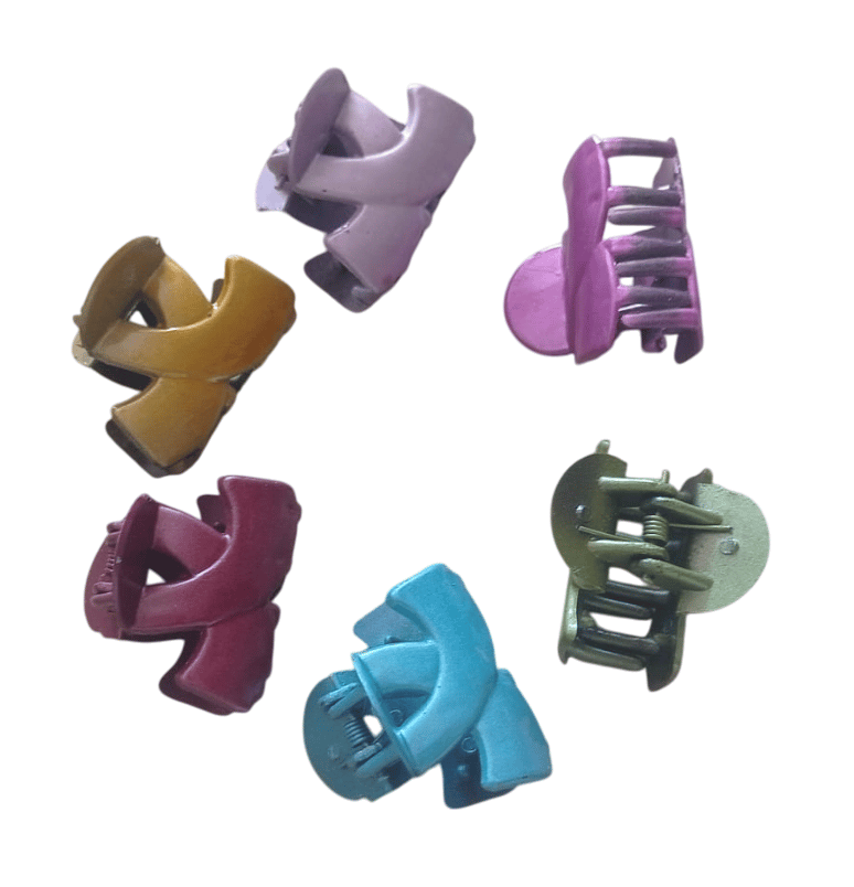 6 Pieces Colorful Hair Claw Clips for Women and Girls, No Slip Strong Hold Hair Accessories for Thick or Thin Hair