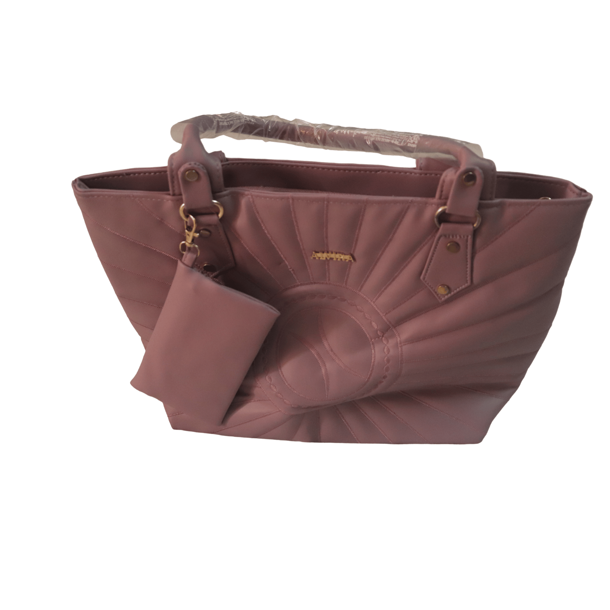 "Chic and Trendy Women's Tote Bag with Intricate Embroidered Sun Design and Detachable Coin Purse"