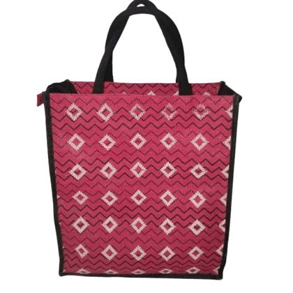 Jute Tote Bag - Reusable Grocery Shopping Bag Jute Tote Bag - Reusable Grocery Shopping Bag
