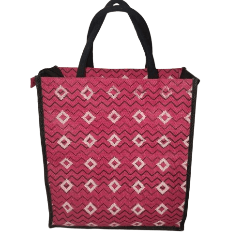 Jute Tote Bag - Reusable Grocery Shopping Bag