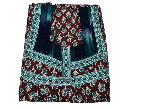 100% Cotton Printed Long Maxi Nighty/Night Gown For Women