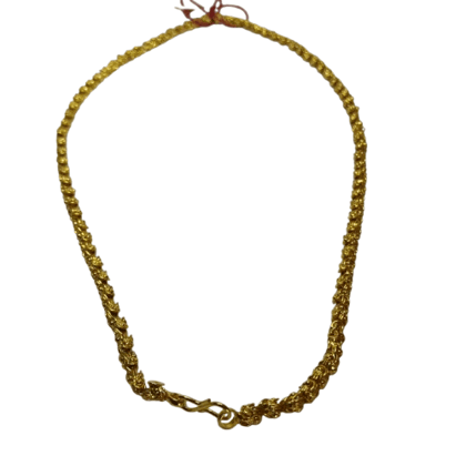 Gold Singapore Chain Necklace for Men and Women - 20 Inches