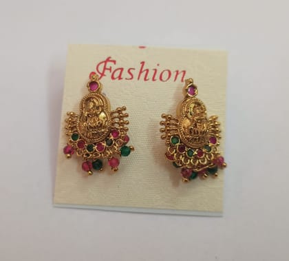 14KT Gold Plated Traditional Indian Jhumka Earrings