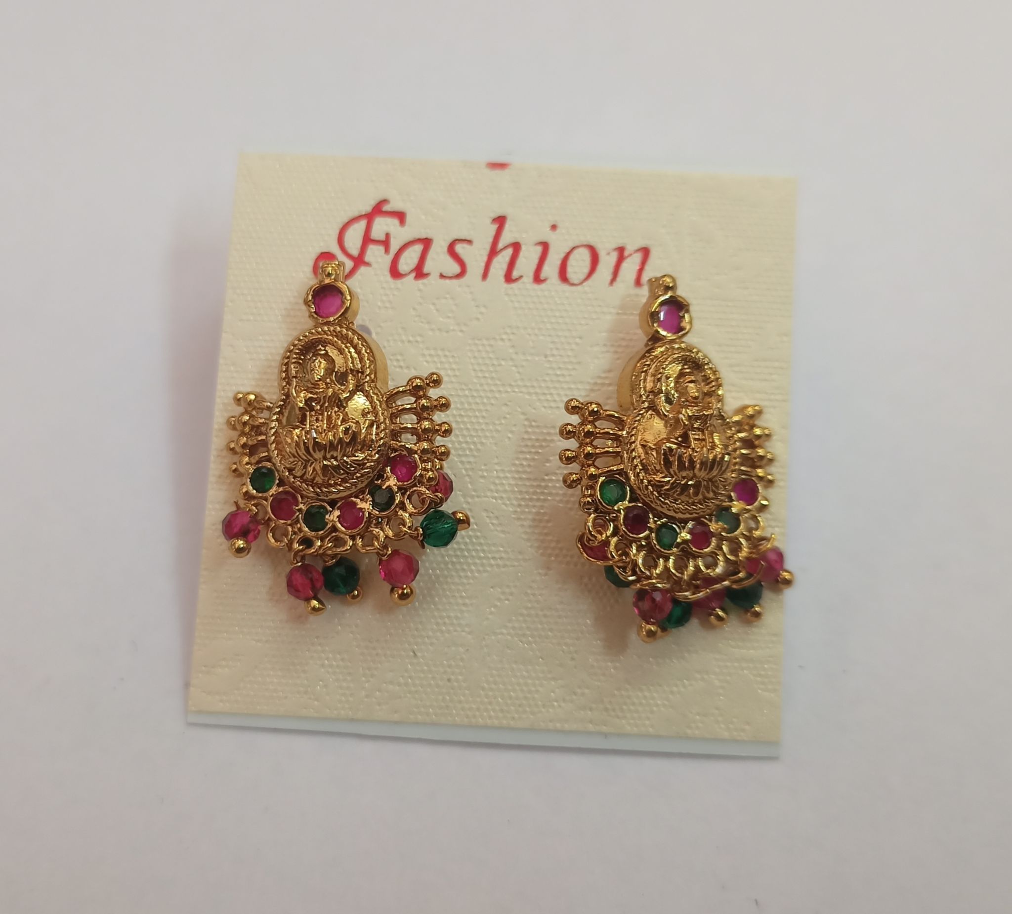 14KT Gold Plated Traditional Indian Jhumka Earrings