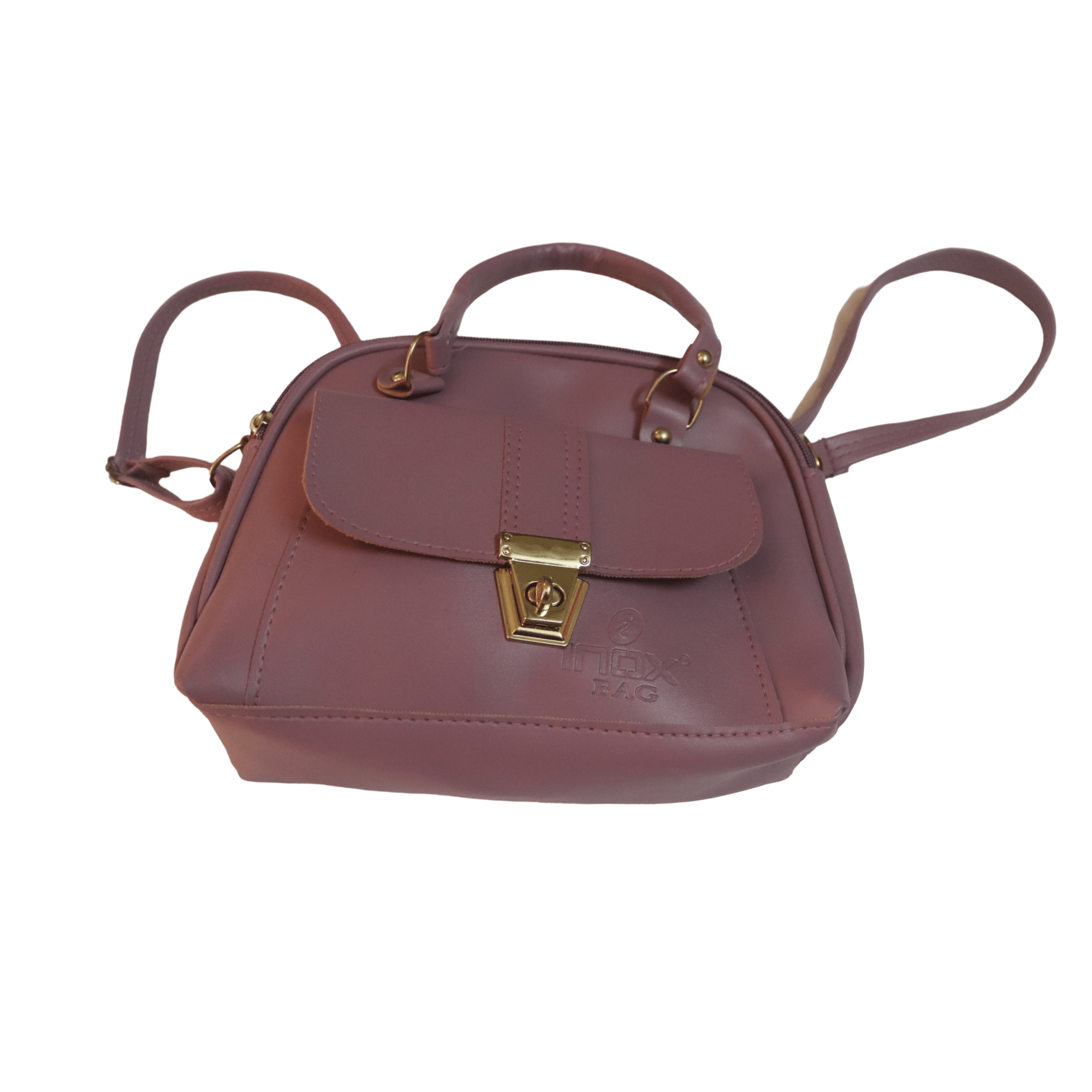 Women's Fashion Small Shoulder Bag Crossbody Bag with Long Strap PU Leather Handbag Satchel Purse for Ladies Girls (Pink)