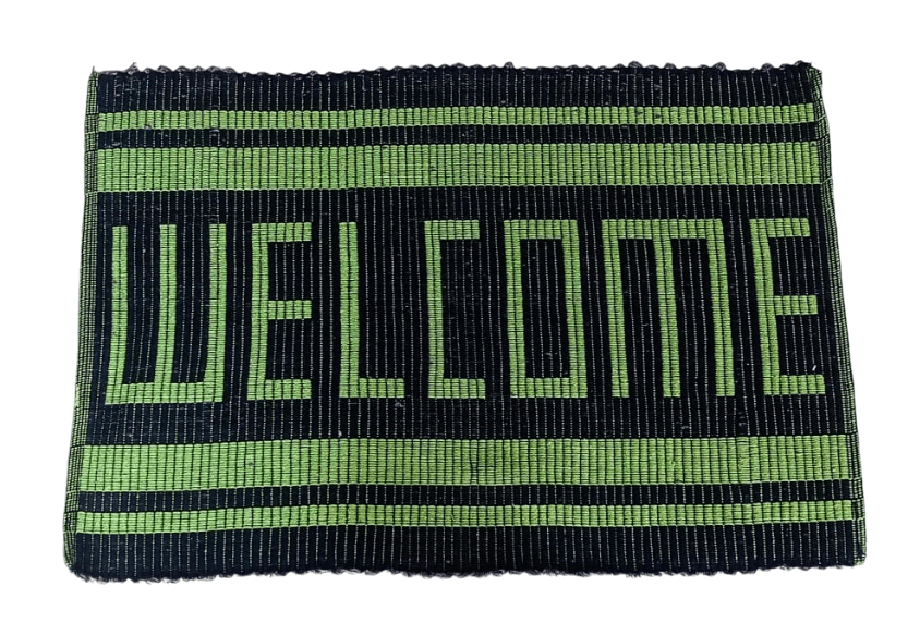Welcome Door Mat, Non-Slip Rubber Backing,  Indoor/Outdoor Use
