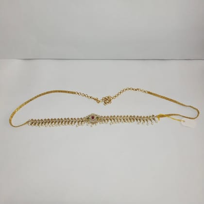 Pearl and Gold Kamarband for Women