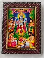 Buy Lord Vishnu with family HD quality photo frame Buy Lord Vishnu with family HD quality photo frame