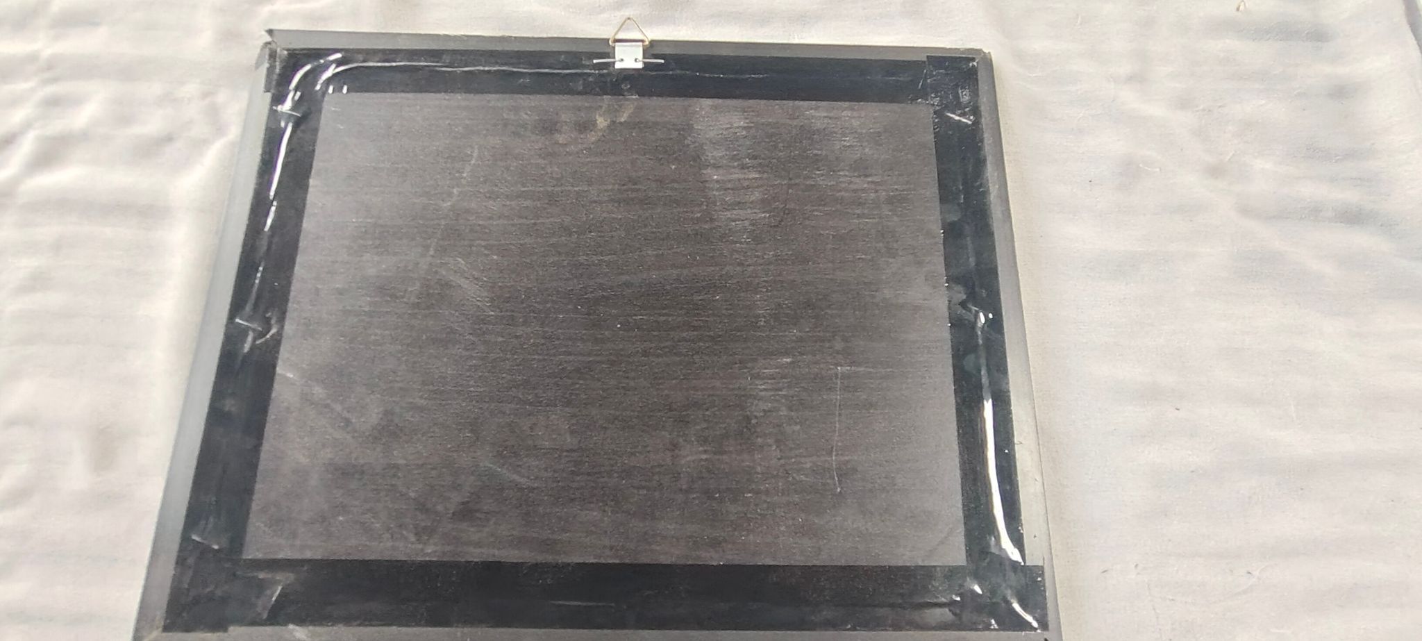 Black Wooden Photo Frame with Glass, 8x10 Inch