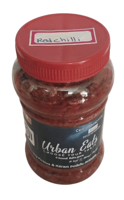NLR RURAL Urban Eats Red Chilli Pickle -500g