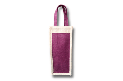 Burlap Wine Bag with Handles