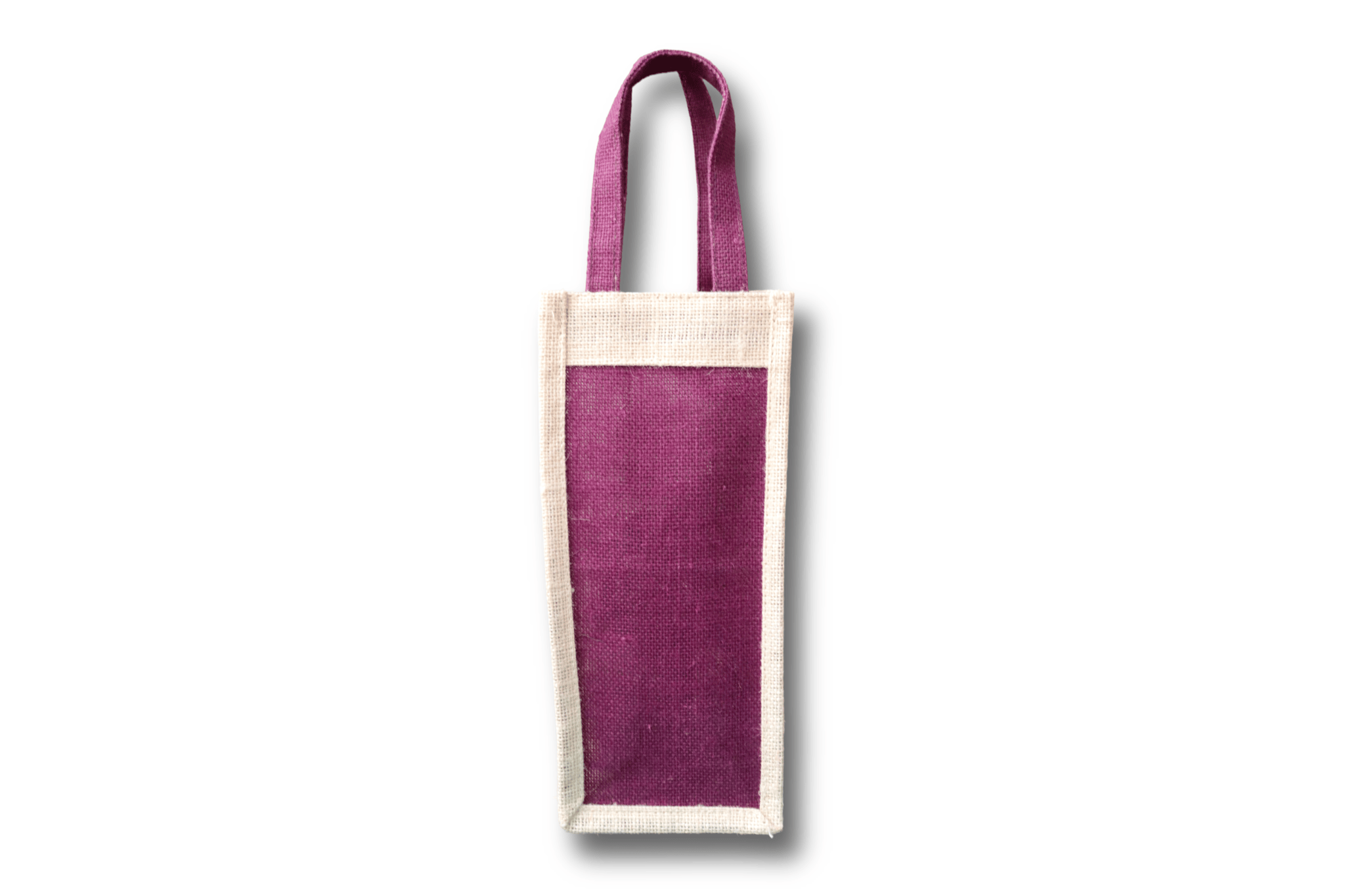 Burlap Wine Bag with Handles