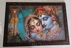 Radha Krishna Wall Painting for Home Decor Radha Krishna Wall Painting for Home Decor