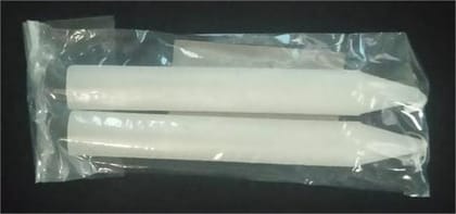NLR URBAN 2-Pack of 10-Inch White Unscented Taper Candles "
