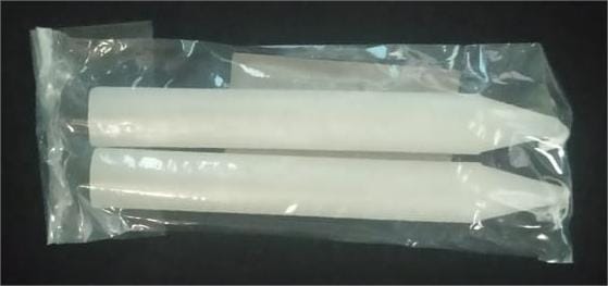 NLR URBAN 2-Pack of 10-Inch White Unscented Taper Candles "