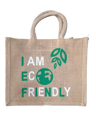 Eco Friendly - Reusable Jute Tote Bag