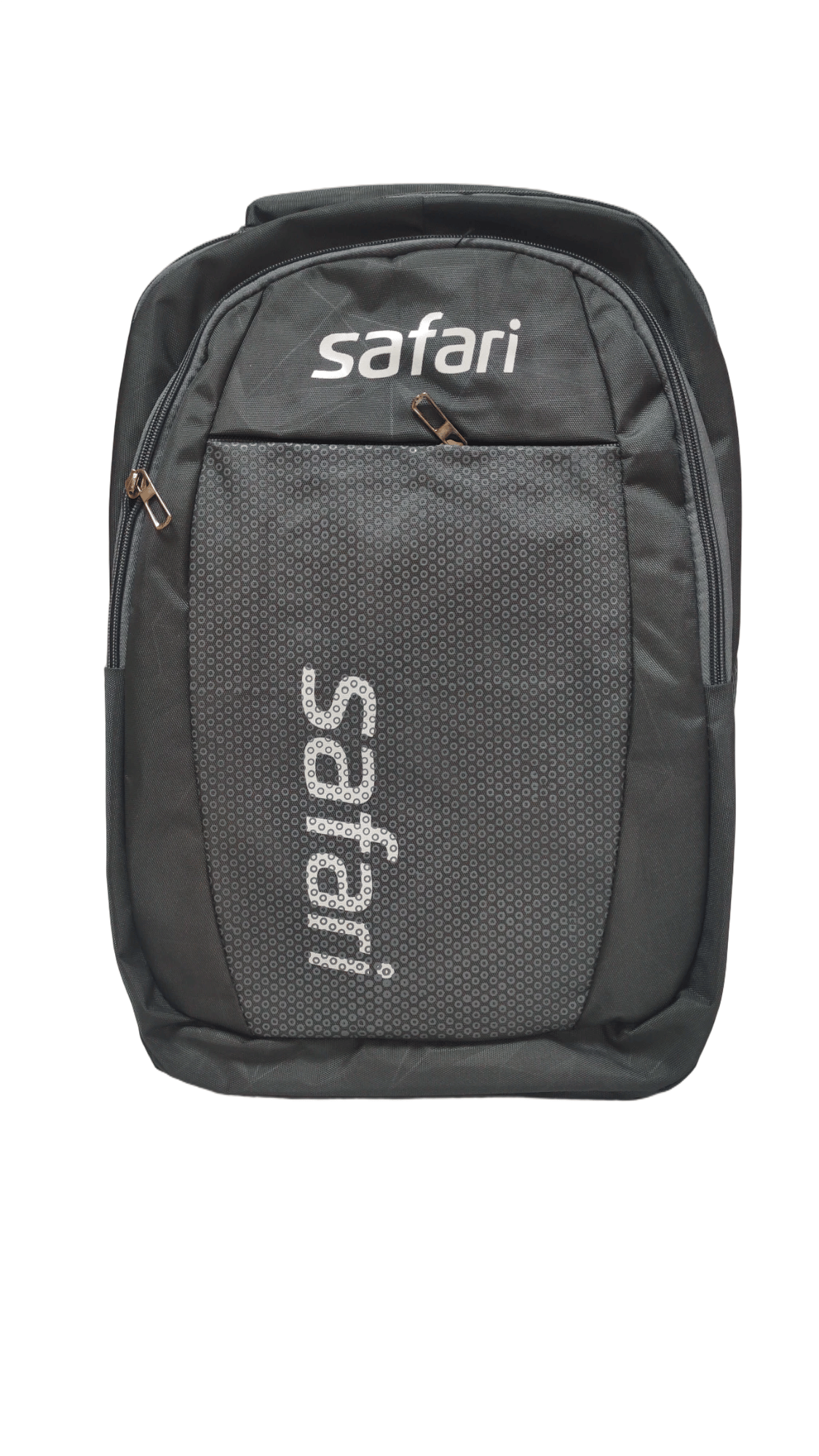 Safari Laptop Backpack for Men and Women - 15.6 Inch Laptop Backpack with 3 Compartments, 2 Side Pockets, and 1 Front Pocket - Black