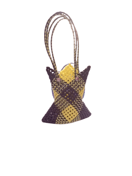 Small Beaded Handwoven Plastic Wire Bag