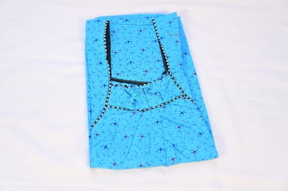 Blue and White Printed Cotton Fabric Blue and White Printed Cotton Fabric