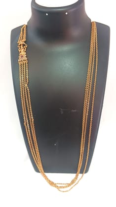 5 Layered Antique Gold Plated Mangalsutra Traditional Indian Necklace