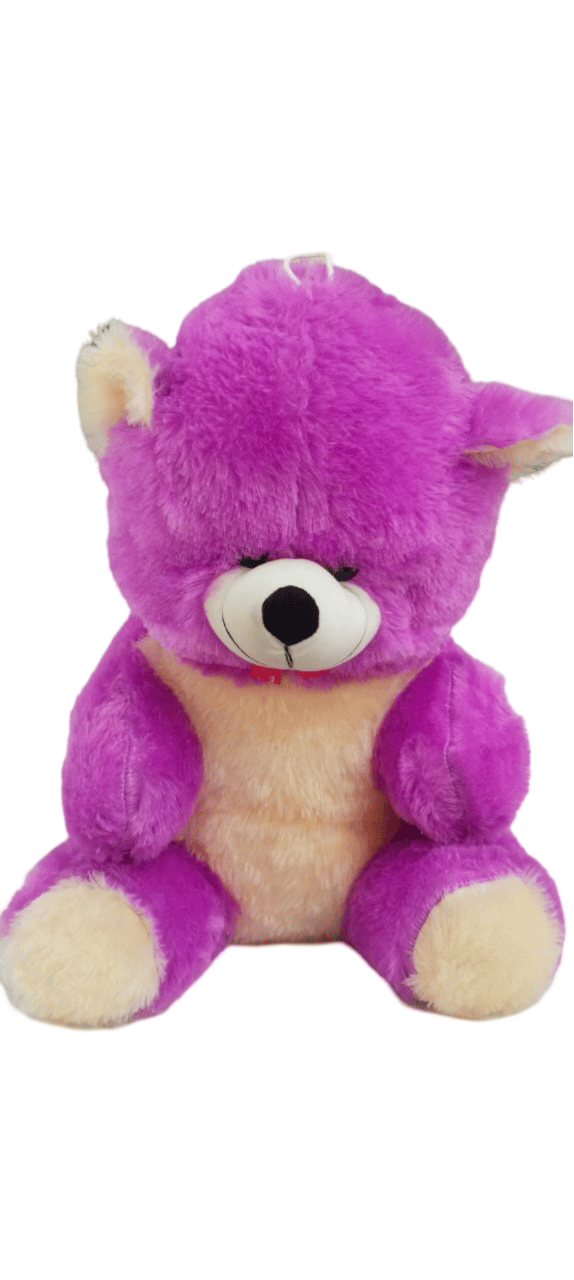 Purple Teddy Bear, 12 Inches, Soft and Cuddly, Perfect for Kids and Adults Alike