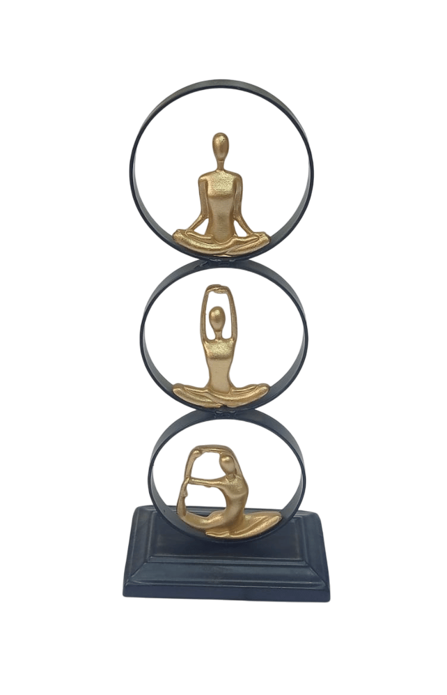 Yoga Poses Sculptures | Home Decor | Yoga Lover Gift"