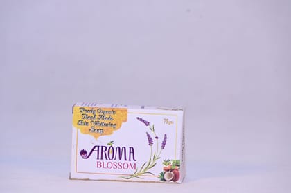 "Aroma Blossom: Purely Organic Hand Made Skin Whitening Soap - 75gm"