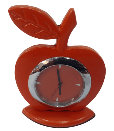Unique Apple Shape Table Clock | Perfect for Home & Office | Best Gift Item