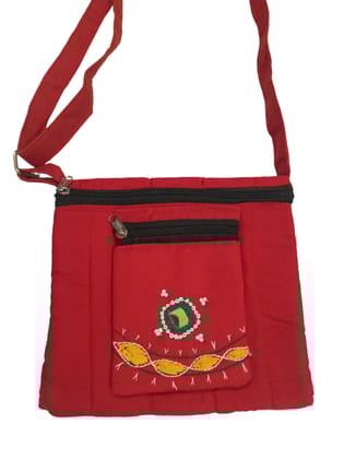 Cotton Sling Bag Small with Adjustable Strap