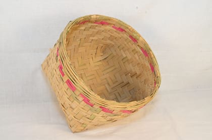 Handmade Bamboo Wicker Basket