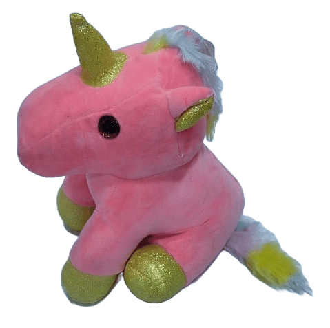 The title should be:"Plush Unicorn Stuffed Animal - Pink and Yellow