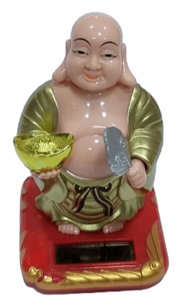 Solar Powered Laughing Buddha