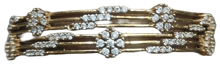 American Diamond Bangle Set of 2