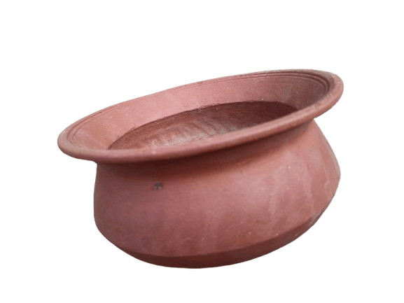 **Handmade Clay Pot for Cooking and Serving Food**